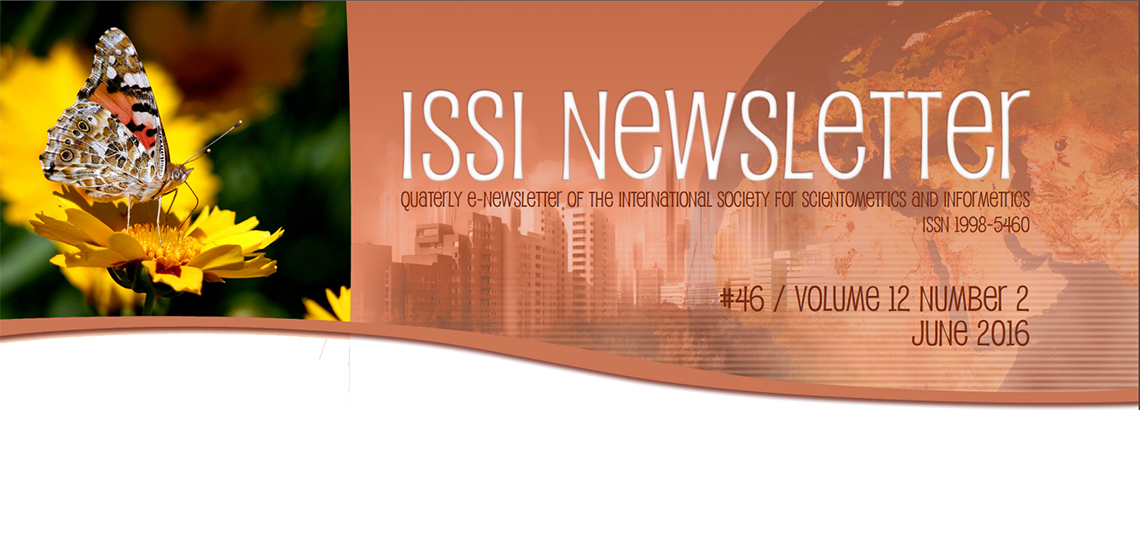 Registration international society for scientometrics and informetrics